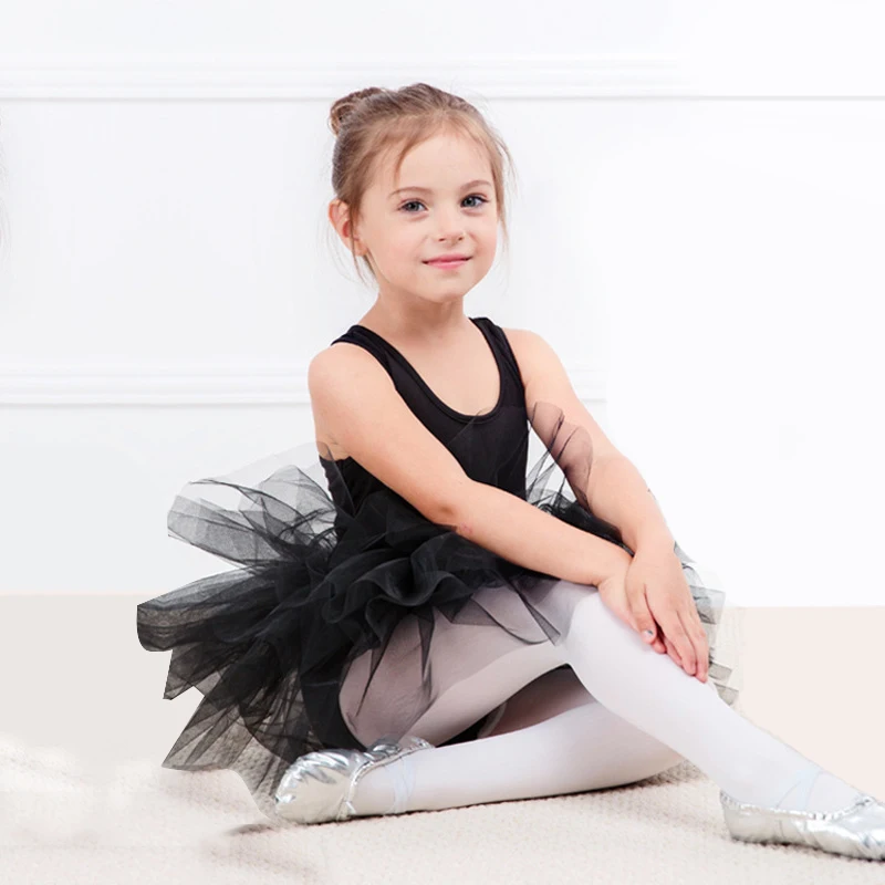 

2-9 Years Kids Girls Party Lace Ballet Dance Wear Sleeveless Gymnastics Leotard Dancing Tutu Dress Kids Baby Leotards for Girls
