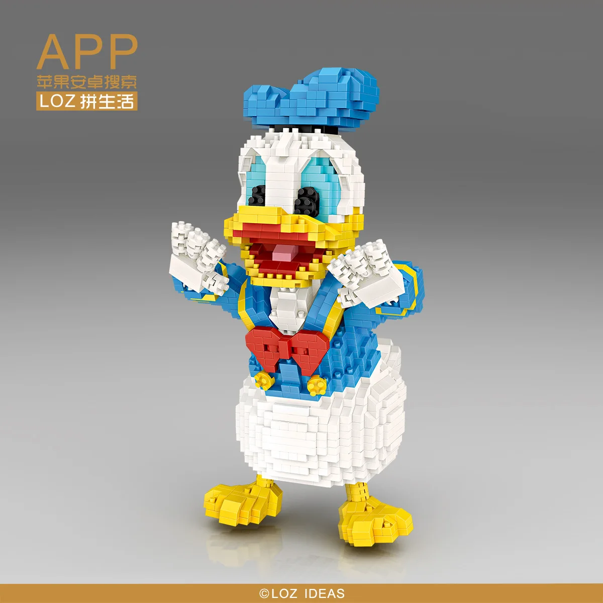 

LOZ 9038 Donald Duck Building Blocks LOZ Diamond Building Blocks Creative Assembled Toys Educational DIY Building Blocks