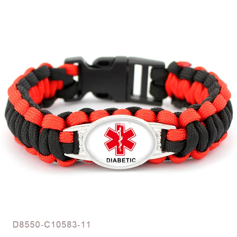 

Camping Bracelets Emergency Tactical Survival Braided Camp Equipment Rescue Umbrella Rope Outdoor Bracelets Parachute Cord A30