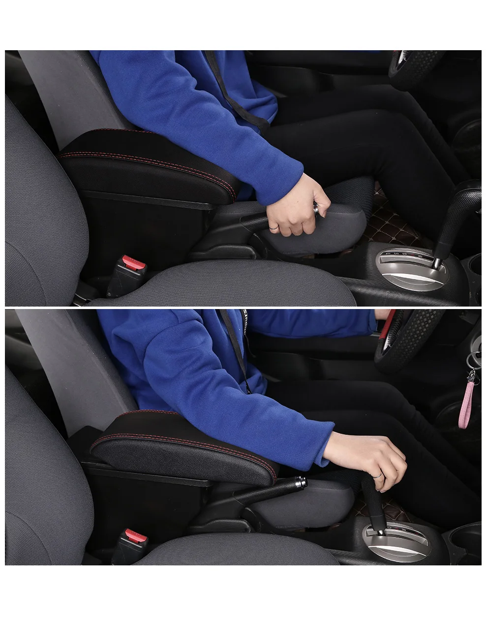 Подлокотник для hyundai Getz, подлокотник для hyundai Getz, подлокотник для автомобиля, Универсальный центральный подлокотник, коробка для хранения, модификация, автомобильные аксессуары