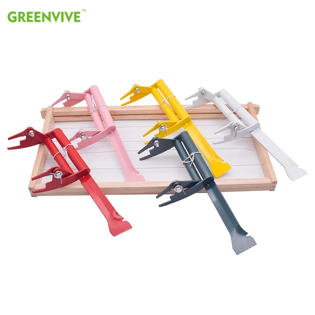 Greenvive Egyenetlen Rudak Keretfogása Lapát Méhész Eszköz Kombinált Keret Markolat Manipulációs Véletlenszerű Színű - Image 4