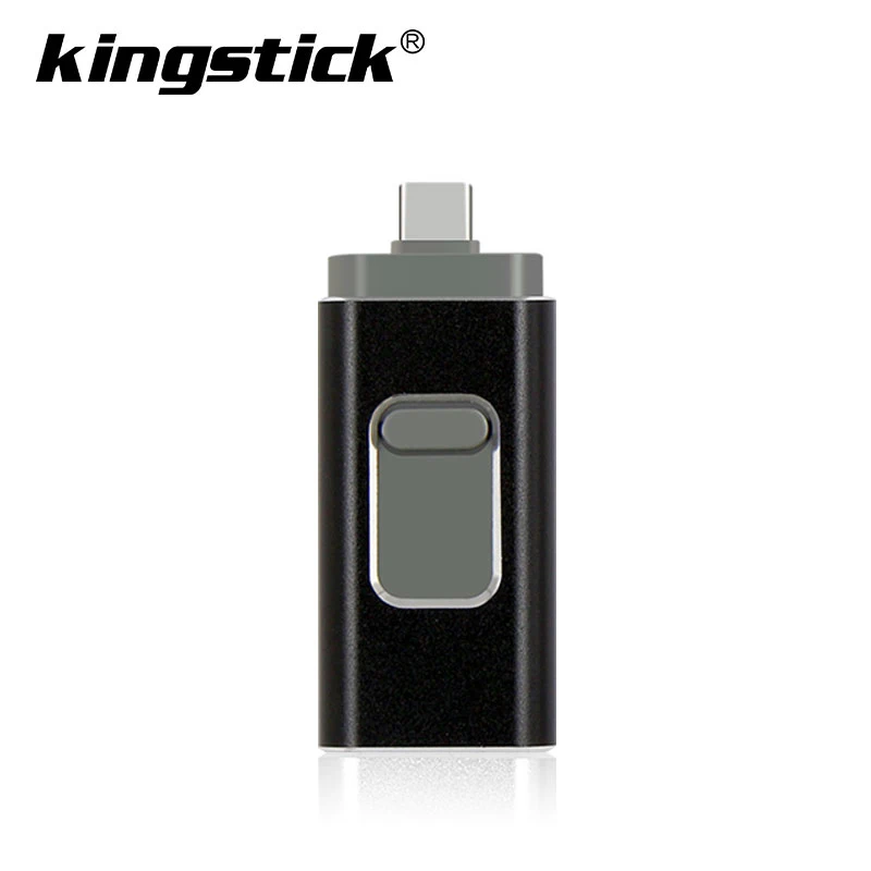 USB флэш-накопитель для iPhone X/8/7/7 Plus/6 Plus/6s/5/SE/ipad OTG флеш-накопитель HD флеш-накопитель 8 Гб оперативной памяти, 16 Гб встроенной памяти, 32 ГБ, 64 ГБ, 128 ГБ флэш-накопитель usb 3,0 - Цвет: BLACK
