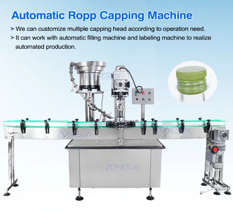 ZONESUN ZS-XG440C Автоматическая машина для обжима и укупорки винных бутылок Ropp с металлическим замком и алюминиевой крышкой Поставка 