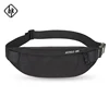 Hk Fanny Pack Black Waterproof Money Belt Bag Men Purse Teenager's Travel Wallet Belt Male Waist Bags Cigarette Case for Phone ► Photo 1/6