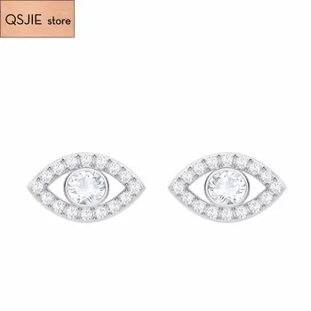 

High quality SWA is the best material. Quality Devil's Eye Crystal Earrings