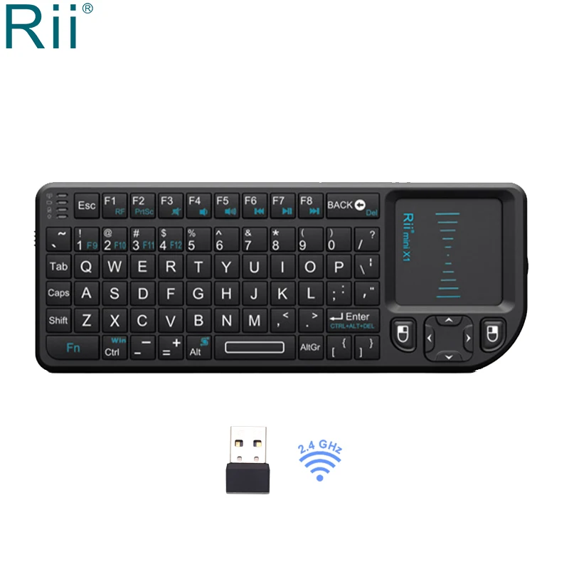 Беспроводная мини клавиатура Rii Mini X1 2 4 ГГц беспроводная воздушная мышь с
