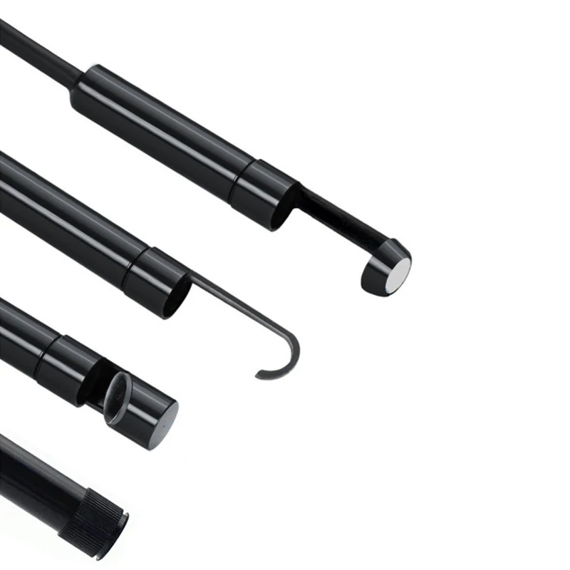 8 мм Мини объектива Micro USB кабель USB Type C 3-в-1 компьютер эндоскоп бороскоп трубка Гибкая инспекционная синхро-адаптер длиной 1 м/2 м/3,5 м/5 м/10 м мягкий кабель