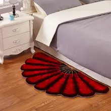 Утолщенные секторные ковры для спальни современные 3D солнечные цветочные коврики для гостиной и ковры диван пол половик с цветочным рисунком коврик для детских игр