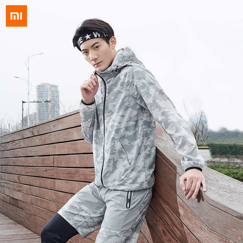 Xiaomi Youpin ULEEMARK мужской светильник камуфляжная быстросохнущая куртка для бега