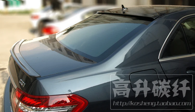 Подходит для Mercedes-Benz E W212 E320L E260L E300L E63 14-15E W207 E задний спойлер из углеродного волокна