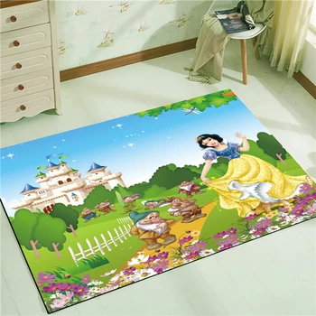 

Snow White Waterproof Door Mat Cartoon Mat Cute Kitchen Rugs Bedroom Carpets Decorative Stair Mats Home Decor Crafts