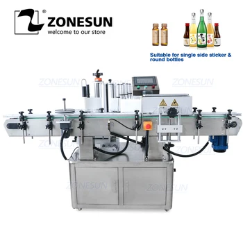 

ZONESUN Customized link labeling machine 90pcs black roll ship to Florida sea port 50% balance payment