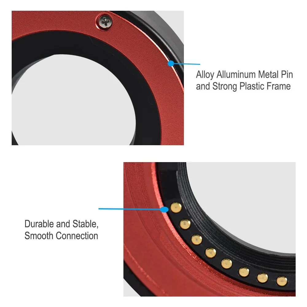 Tubo Adaptador para Extensão de Macro Foco Automático Conjunto de Anel de 10 mm Mais 16 mm para Samsung nx Acessórios para Câmera de Fotografia - Image 4