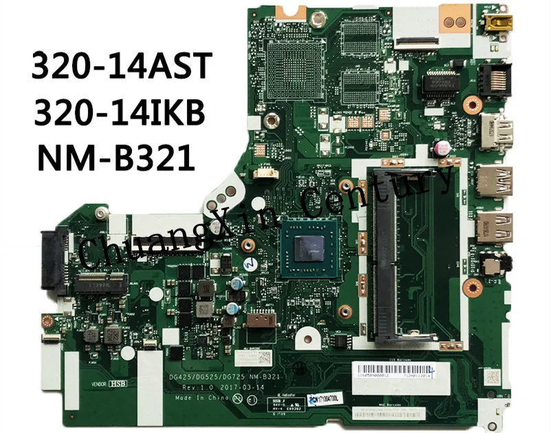 Для NM-B321 материнская плата для 320-14IKB 320-14AST материнская плата DG425 DG525 DG725 NM-B321 с Процессор полностью протестирована