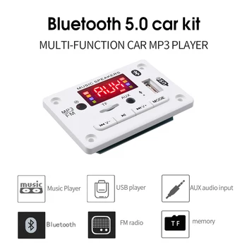 

KebiduMEI Bluetooth V5.0 Mp3 Player Speaker Mp3 Decoding Board Module Wireless Usb Tf Card Slot / Usb / Fm / Remote for Car Kit