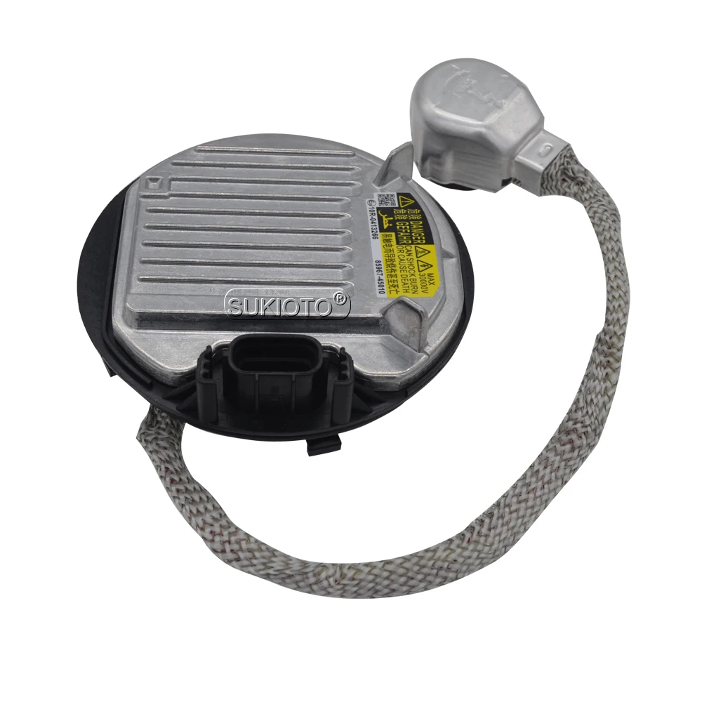 SUKIOTO Fast Bright 55W Xenon D2S D4S HID Headlight Kit Xenon Bulb 5500K D2R D4R D2 D4 Car Light Ballast 85967-45010 8596745010 (8)
