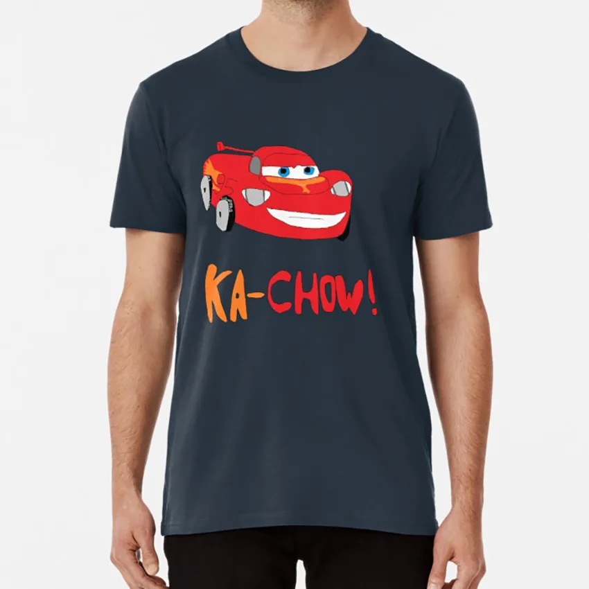 Ка Чоу! Футболка ka chow lightning mcqueen kachow cars pixar|Футболки| |
