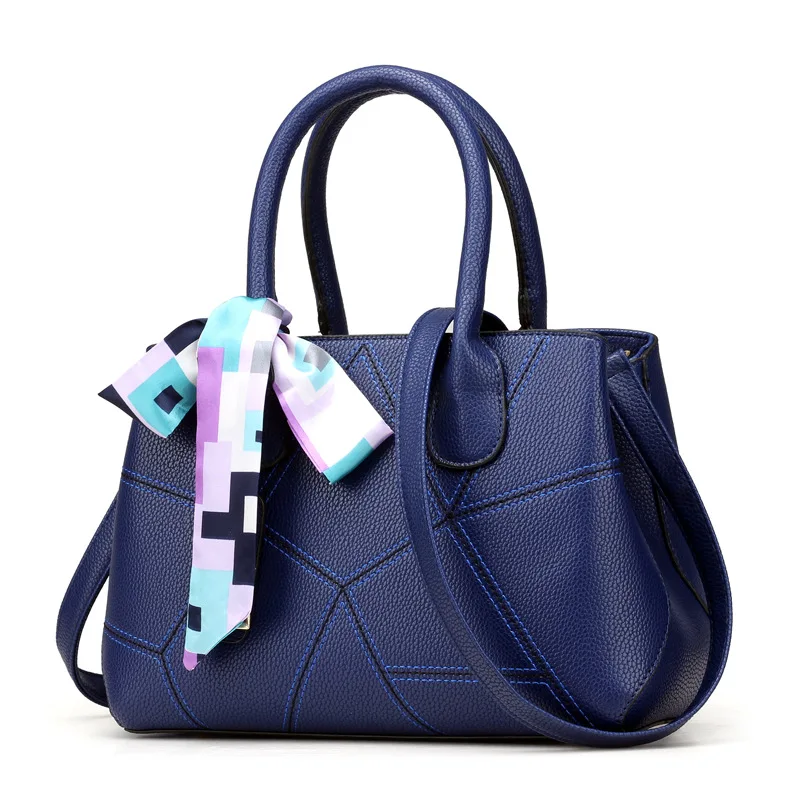 

WOMEN'S Bag 2017 Spring New Style Silk Scarves WOMEN'S Bag Handbag Retro Fashion Shoulder Casual Large Bag