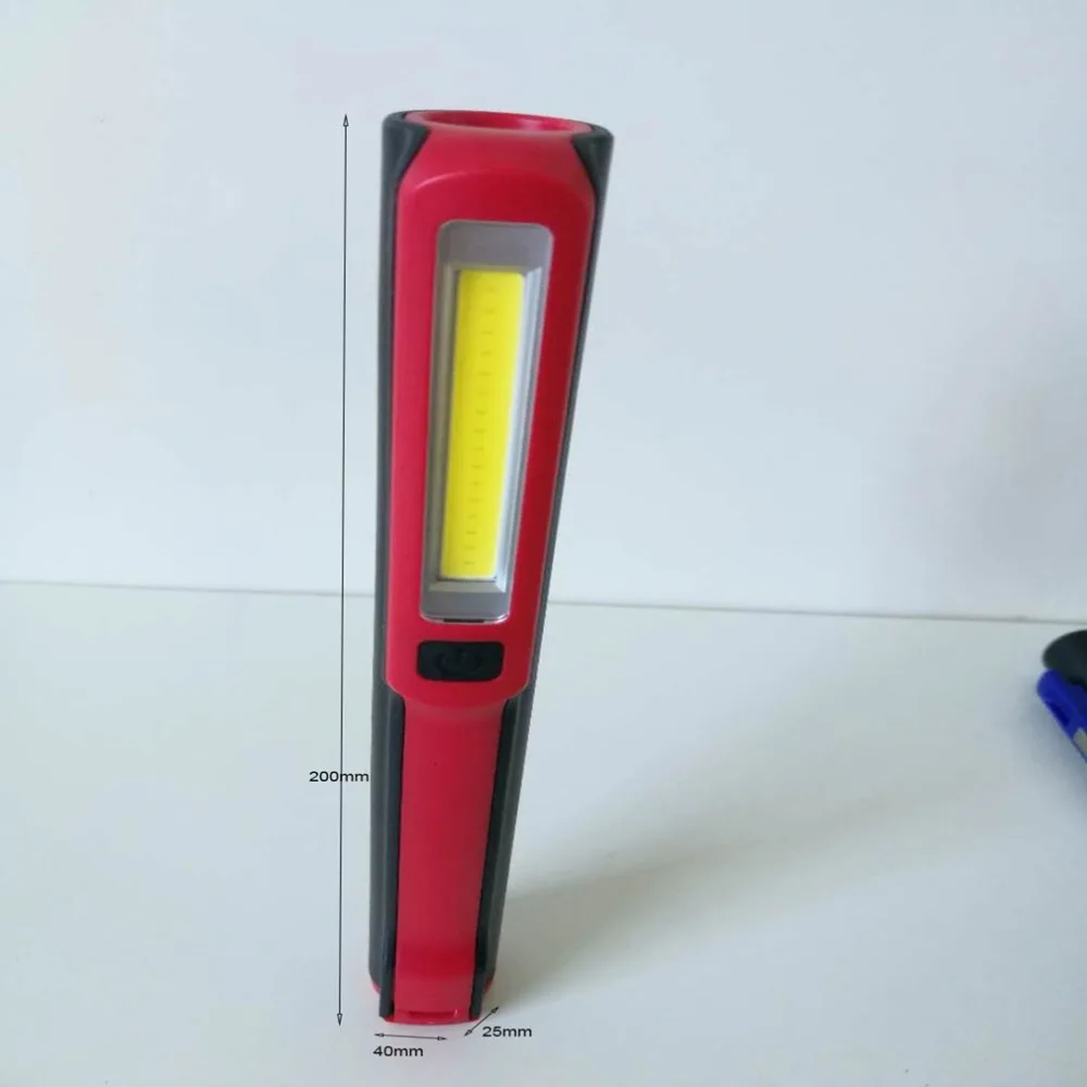 Портативный ручной COB светодиодный светильник-вспышка Многофункциональный фонарь светильник Магнитная Рабочая инспекционная лампа Карманный светильник зарядка через usb