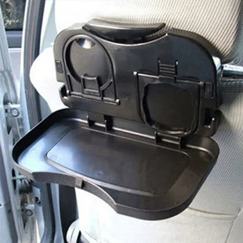 

Rear Folding Travel Tray Back seat Table Cup Drink Rack Holder Organizer