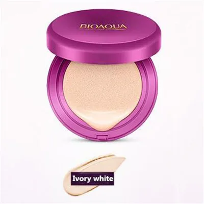 Ivory white BIOAQUA Air Cushion BB крем увлажняющий консилер основа выравнивание цвета кожи осветлитель для лица красота Косметика - Цвет: Ivory white
