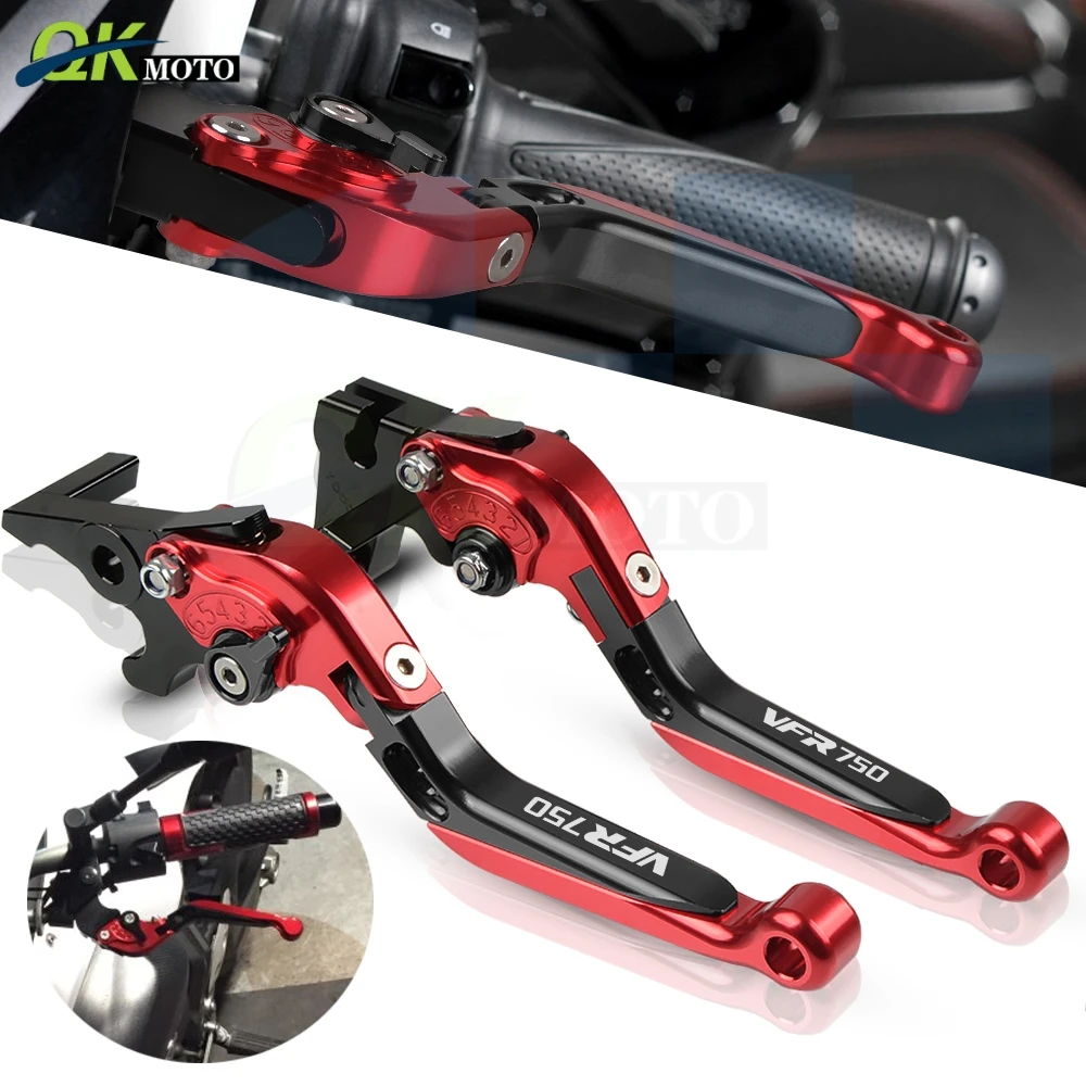 

Motorcycle Extendable Foldable Aluminum Handle Brake Clutch Levers For Honda VFR750 vFR750 v-fr750 vfr750 1991 1992 1993 1994-97