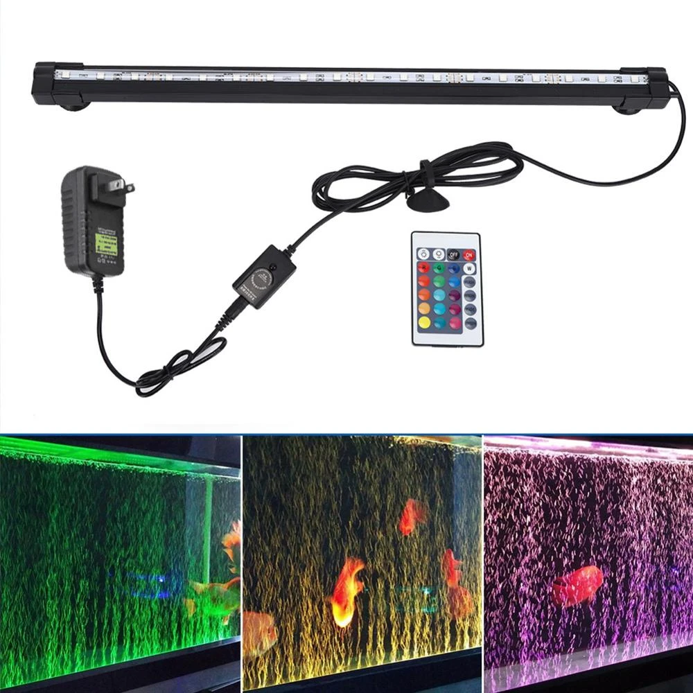 Oneerlijkheid met tijd Kwik Aquarium Led Verlichting 46Cm 5050 Rgb Led Aquarium Fish Tank Licht  Dompelpompen Air Aquarium Lamp Afstandsbediening Aquarium Licht|fish tank  light|aquarium lampled aquarium fish tank - AliExpress