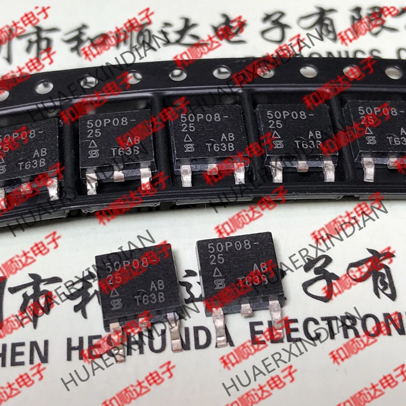 10 шт./лот новое и оригинальное 50P08-25 SUD50P08-25L TO-252-80 V-50A