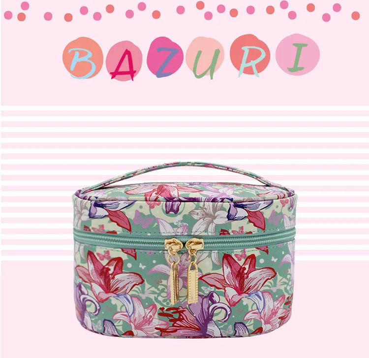 Japanese Style Origional Cosmetic Bag Multi-functional Waterproof Large Capacity Portable Cosmetic Case Wash Bag Cosmetics Stora