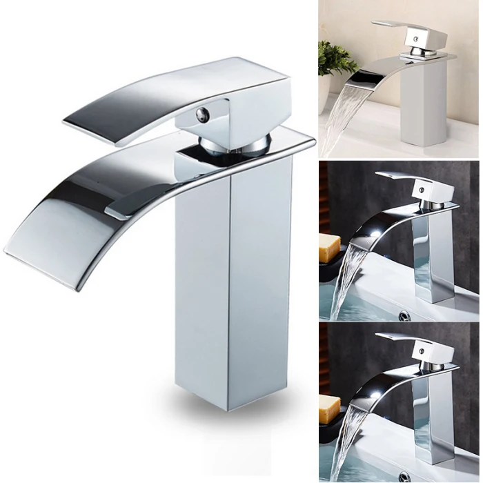 Bad Wasserhahn Einhebelmischer Mischbatterie Waschbecken Langlebige Armatur AC889
