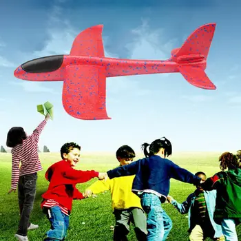 

Foam Hand Throw Airplane Outdoor Aircraft Launch Glider Plane Model Convolution Outdoor Kids Toys Kids Gifts