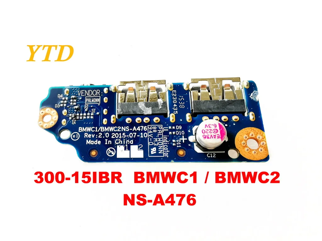 Для lenovo IdeaPad 300 300-15 300-15IBR звуковая плата USB плата 300-15IBR BMWC1 BMWC2 NS-A476 протестирована хорошая