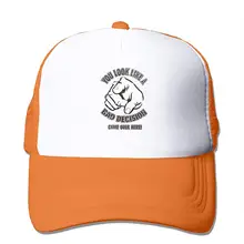 Вы выглядите как неправильное решение 3D Печатный Забавный арт макет унисекс сетка задняя Кепка Дальнобойщика черный