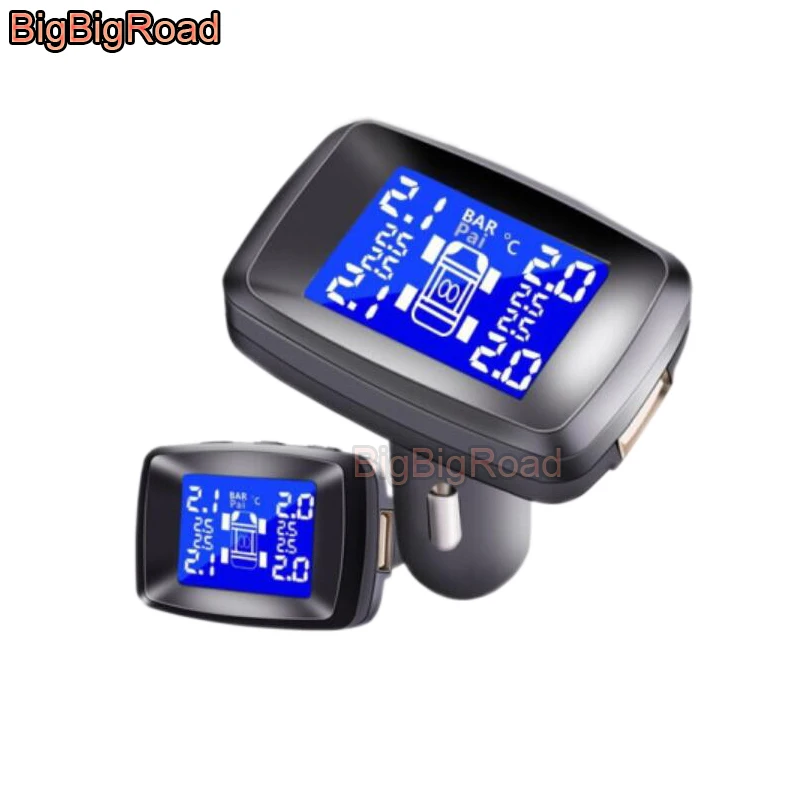 Система контроля давления в шинах BigBigRoad TPMS для Ford Ranger Escort Flex Escape Пума C MAX E350