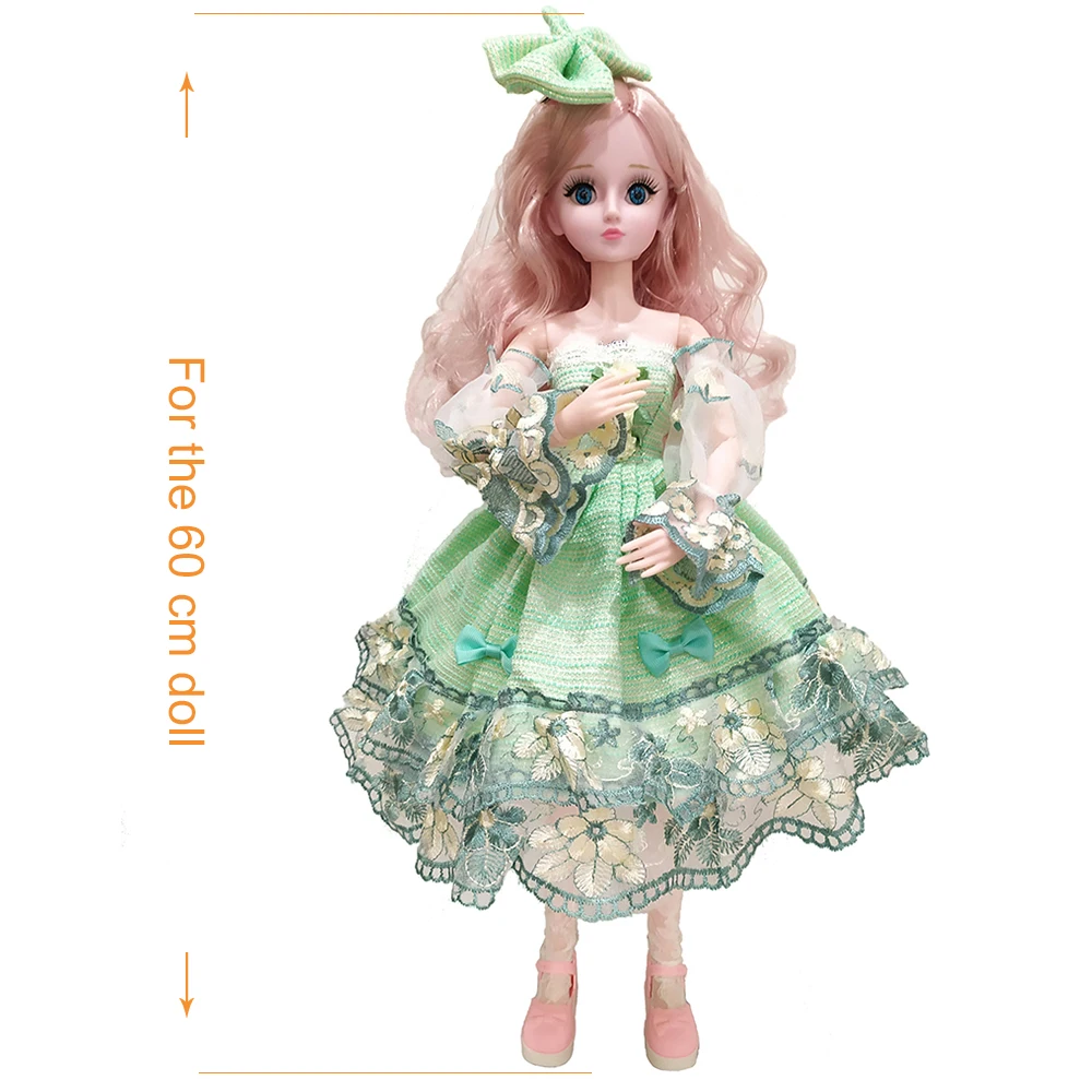 Милые 60 см 1/3 BJD куклы 26 подвижные Соединенные женские тела с модным платьем Аксессуары куклы игрушки для девочек подарок