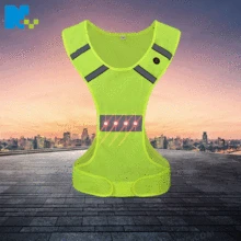 Спортивный жилет для верховой езды, Светоотражающий Жилет для бега, альпинизма, пешего туризма, ночного бега, светодиодный спортивный жилет