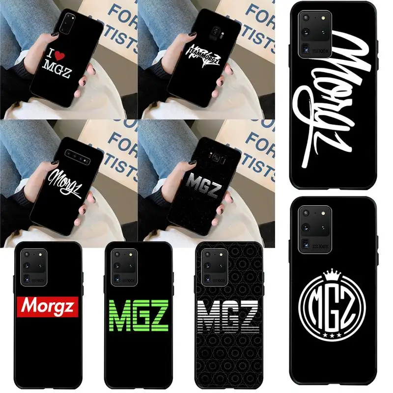 

HPCHCJHM MORGZ MGZ VIDEO BLOGER TPU black Phone Case Cover Hull for Samsung S20 plus Ultra S6 S7 edge S8 S9 plus S10 5G
