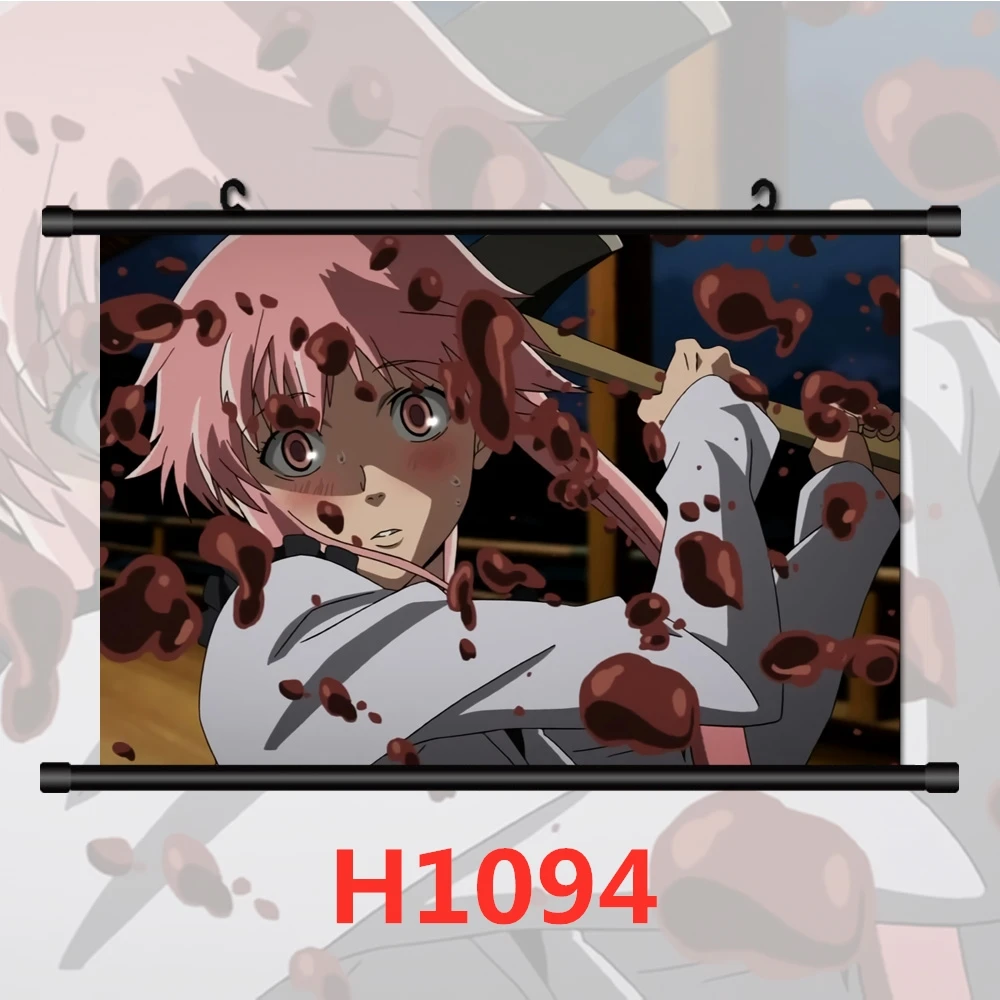 Mirai Nikki Anime Fabric Wall Scroll Poster (32 X 41) Inches