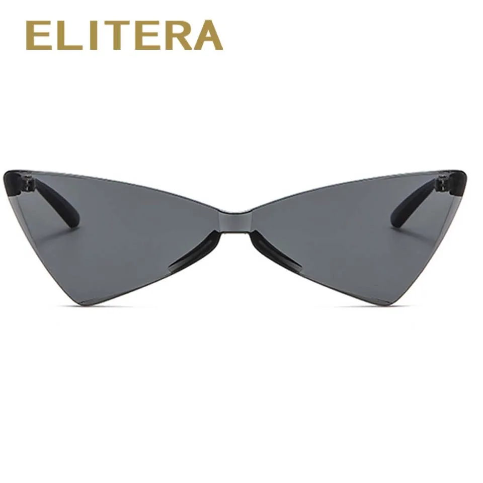 ELITERA, модные, сексуальные, кошачий глаз, солнцезащитные очки, треугольные, для девушек, Ретро стиль, женские солнцезащитные очки, для женщин, с бантом, для девушек, oculos de sol