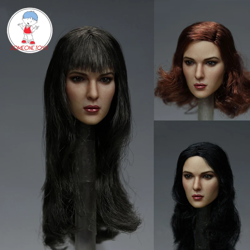 

KIMI TOYS KT011 1/6 Europe American Girl Head Sculpt Female Headplay for 12 Inches DIY Action Figures