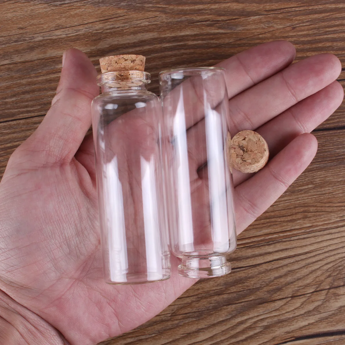 5pcs 45ml 30*90mm Glass Drifting Glass bottle with Cork Lids Potion bottles Jars Wishing bottles for Wedding favors glass bottles storage jar