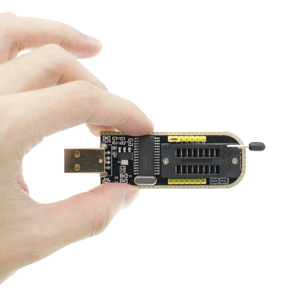 CH341A 24 25 серии EEPROM флэш-память биос USB программист модуль+ SOIC8 SOP8 тестовый зажим для EEPROM 93CXX/25CXX/24CXX