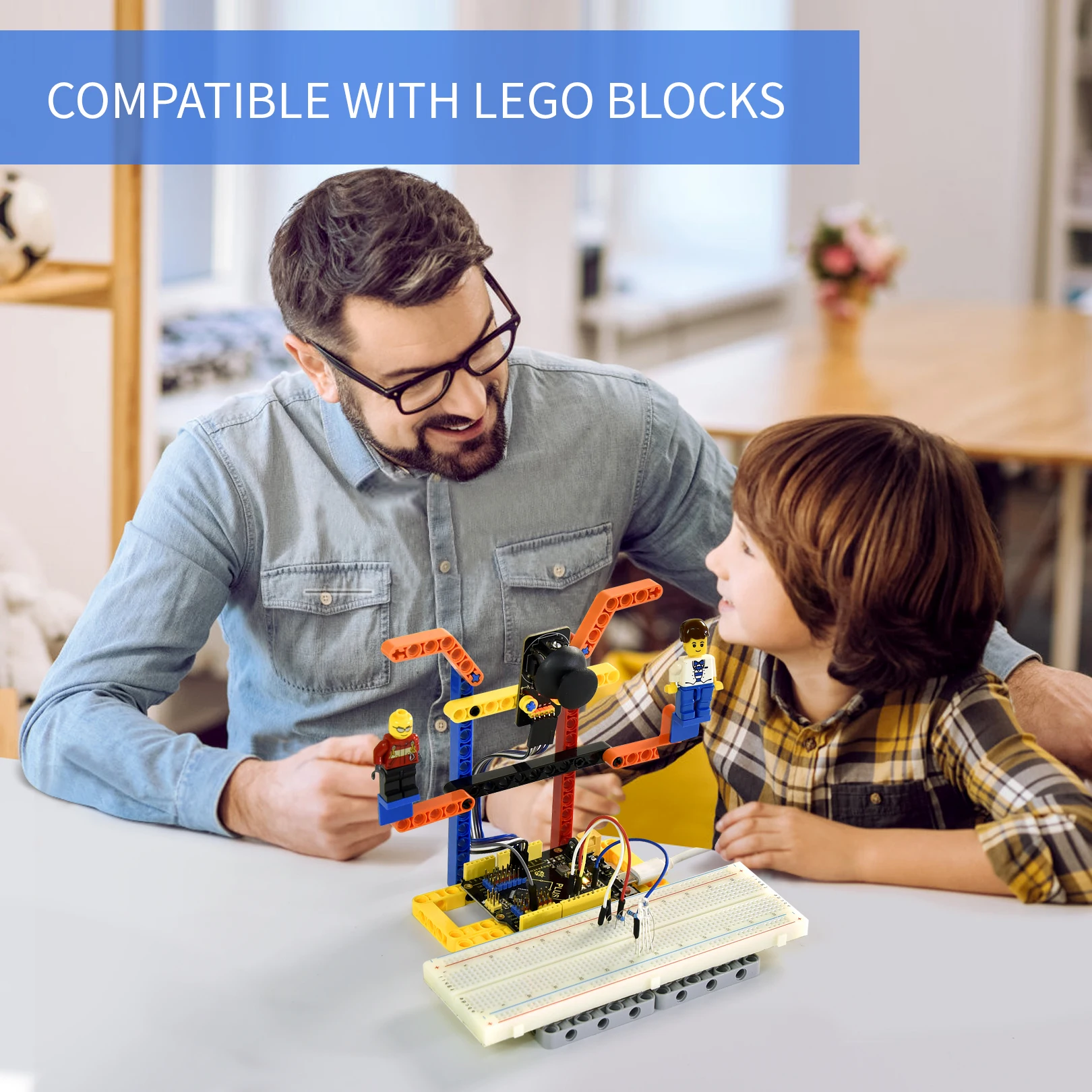 Keyestudio stem completo iot starter kit para arduino uno starter kit projetos eletrônicos suporte zero programação gráfica - Imagem 3
