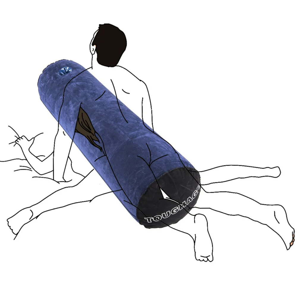 Cuscino Gonfiabile Love Doll Mezzo Corpo Masturbatore Maschile Blow Up Pussy Sex Toys For Man Gun Rack Masturbazione Prodotto Per Adulti