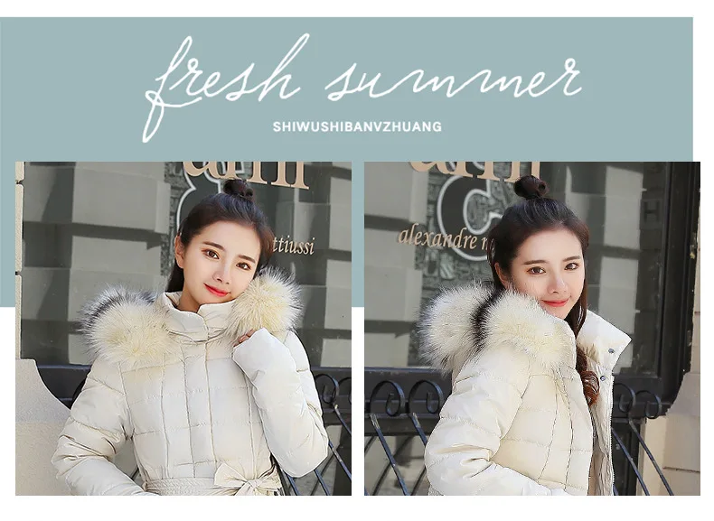 New Style Winter Coat Women's Thick Cotton-padded Jacket off Season Cotton Coat Winter Cotton-padded Clothes Long over-the