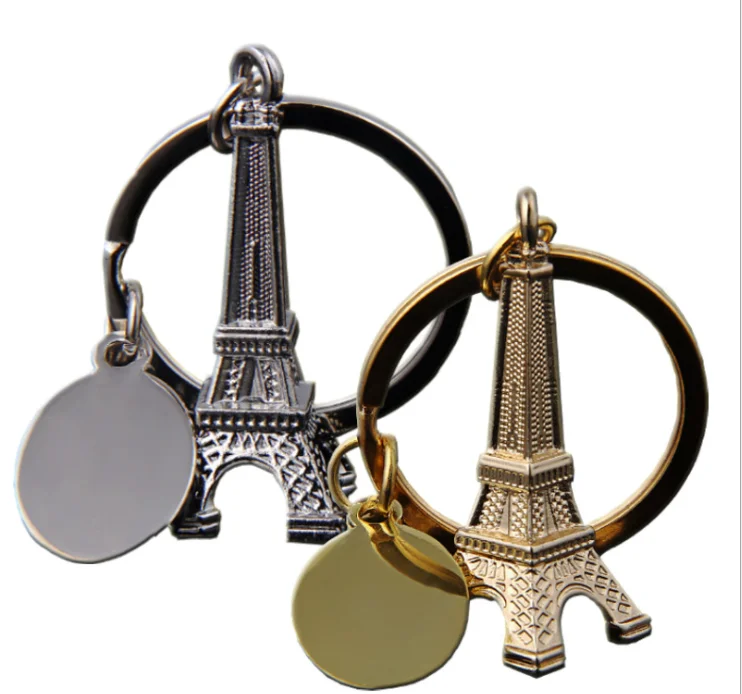 

Eiffel Tower Key Chain Key Organizer Antique Bronze and Silver Color Keychain For Key Key Holder Gift