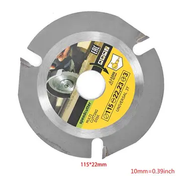 

New 115cm/125mm 3T Circular Saw Blade Multitool Wood Carving Cutting Grinder Saw Disc Tool qiang