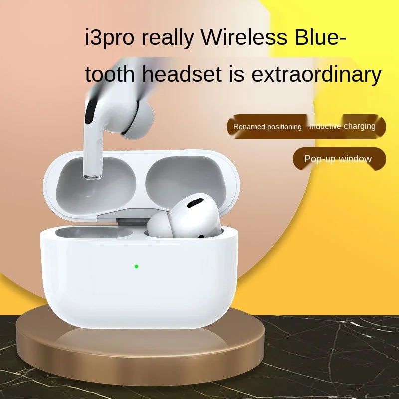 Fashion trend tws Bluetooth headset wireless in ear transparent noise reduction third generation Bluetooth headset