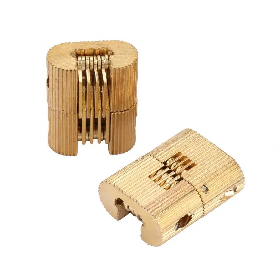 

2PCS Stainless Steel Spring Hinge Copper Barrel Hinges Cylindrical Invisible Cabinet Concealed Door Hinge Hinges Antique
