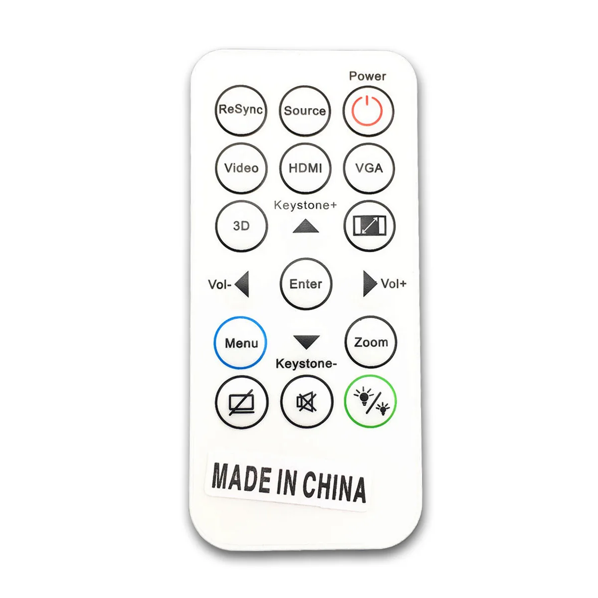 Projector Remote Control for Optoma 